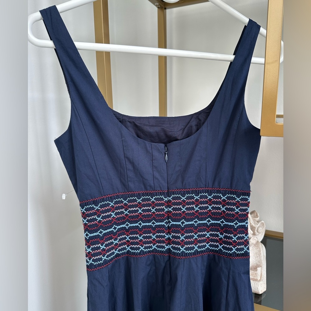 STAUD Navy Blue Sleeveless Dress - Picture 6 of 10